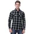 thumbnail image 2 of Damipow Men's Flannel Shirts Plaid Long Sleeve Button Down Shirt,Sizes S-2XL,Mens Shirts, 2 of 6