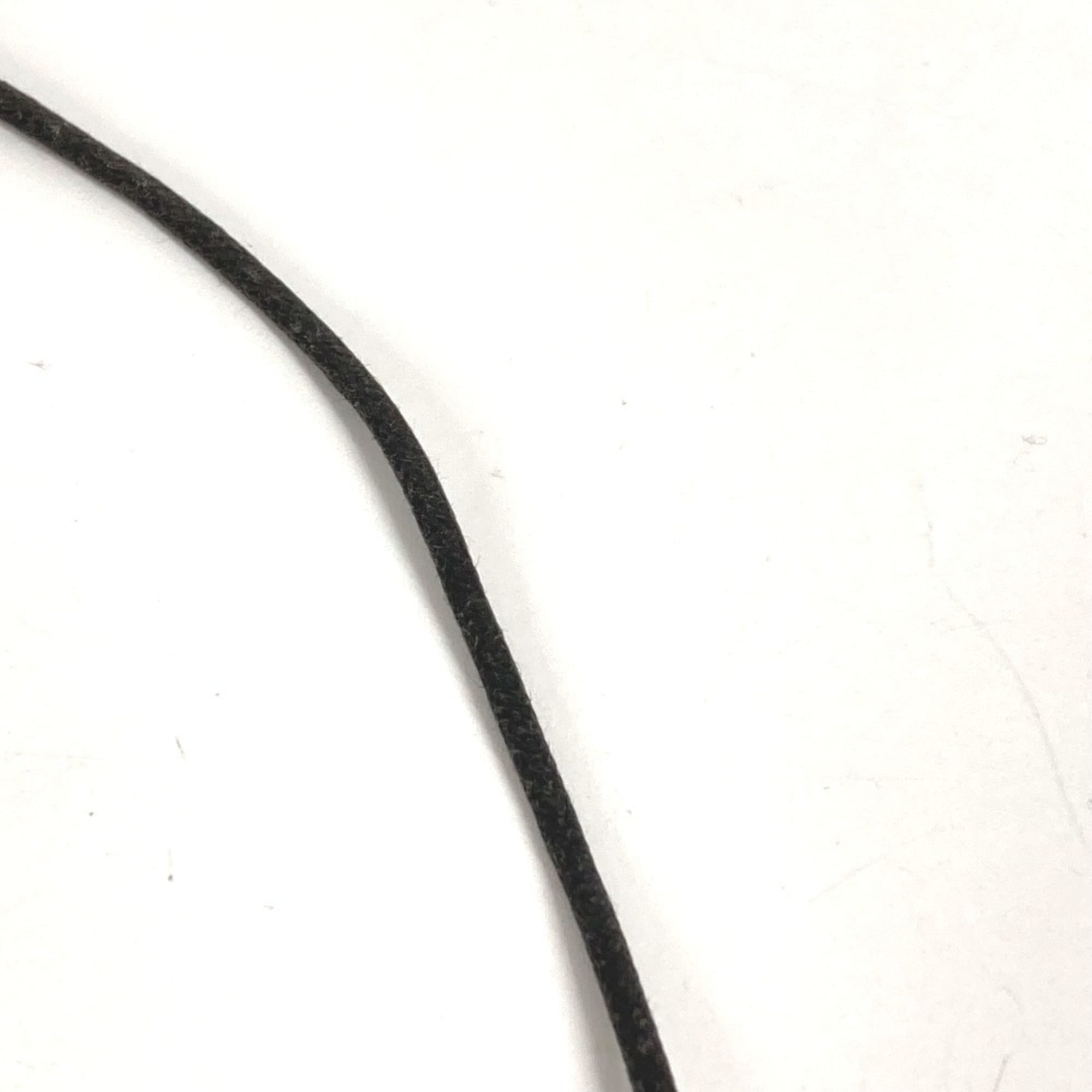 Pre-Owned BVLGARI Bvlgari Choker Logo Parentesi Leather Cord Necklace for Men and... (Good)