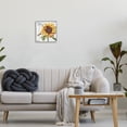 thumbnail image 6 of Stupell Industries Sweet as Honey Sunflower Botanical & Floral Painting Gray Framed Art Print Wall Art, 12 x 12, 6 of 9