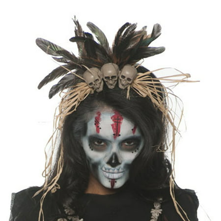 Witch Doctor Womens Adult Voo Doo Costume Accessory Headband