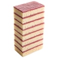 thumbnail image 2 of Kitchen Nano Sponge Wipe, 8-Pack Magic Cleaning Sponge, Double-Sided Scrub Sponge for Dishes, Pots, and Pans, Strong Decontamination for Kitchen Oil and Grease, Red, 2 of 7