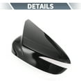 thumbnail image 3 of Unique Bargains Car Rear View Driver Passenger Side Mirror Cover Cap Overlay for Mazda CX-5 2015-2016 Pair Gloss Black, 3 of 7