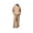 Beige, variant on Plus Size Sweatsuits for Men Stylish Half Zip Long Sleeve Drawstring Hoodie & Wide Leg Sweat Pants Suit Fashion Solid Color Lounge Sets 2‑Piece Set with Pockets Dark Gray S