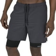 thumbnail image 5 of Skora Mens Shorts Running Athletic Gym 2-1 Lined and Unlined Shorts 5" 7" and 9" Inseams, 5 of 8
