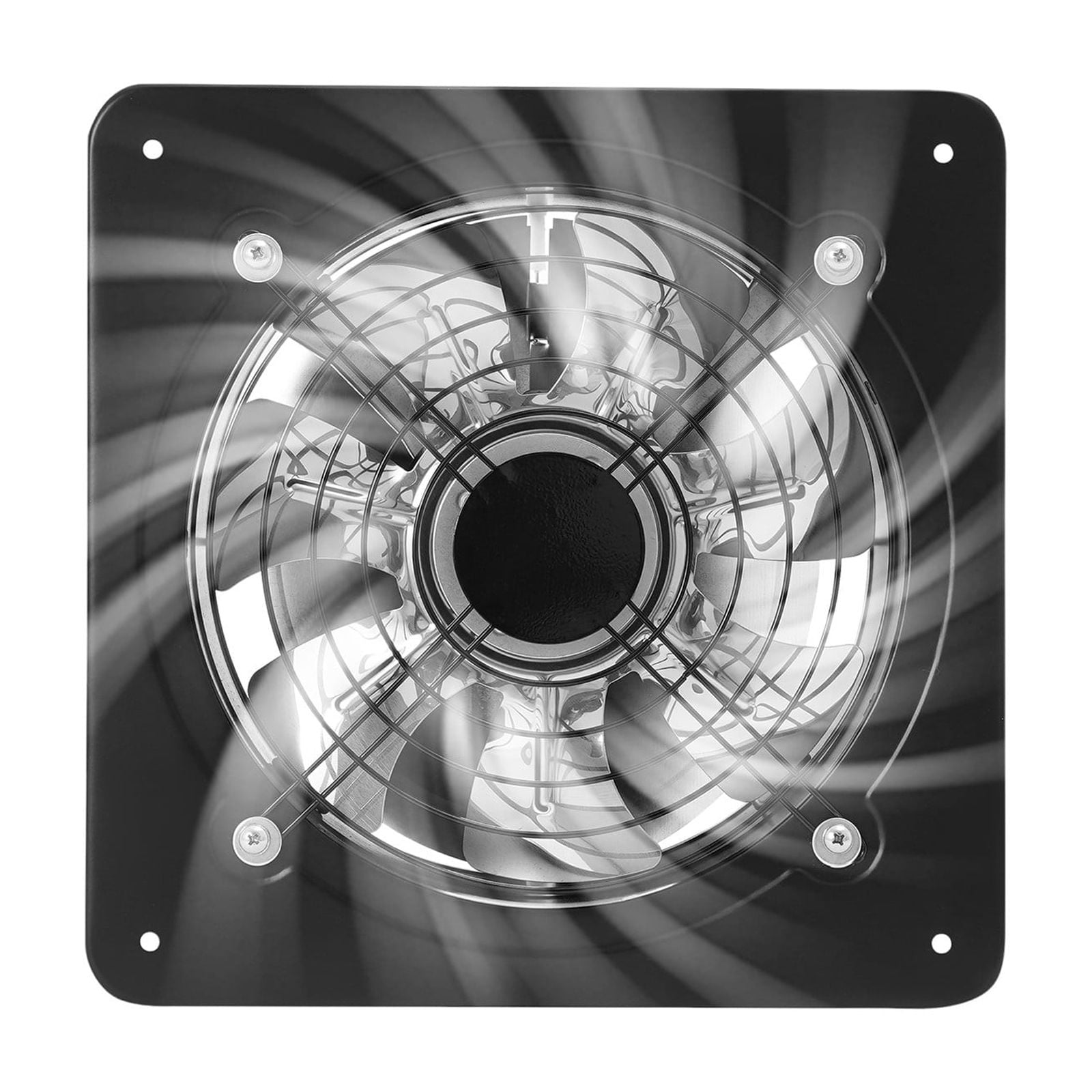 TFCFL 10'' Exhaust Fan 100W AC 110V Wall Mounted Ventilation Fan Bathroom Kitchen Air Blower Extractor Fan 2600r/min