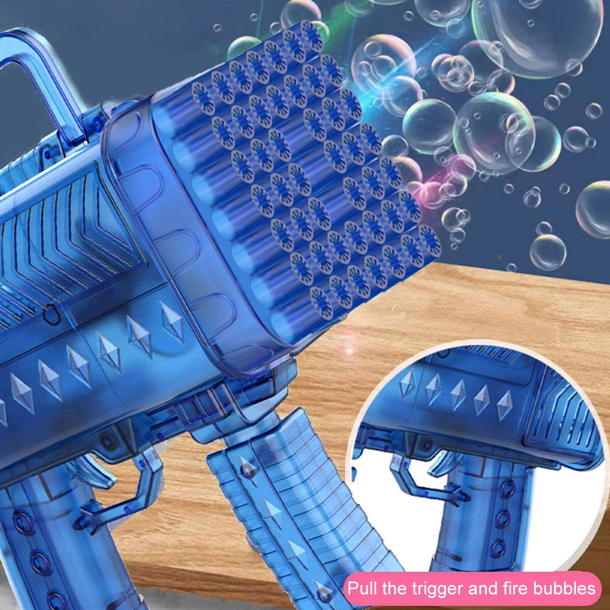 Buy ZTOO Gatling Bubble Machine 49 Holes High Output Electric Bubble