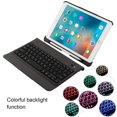 thumbnail image 3 of Compatible T-201D Bluetooth Keyboard + Lambskin Texture Leather Case High quality Gift, 3 of 5