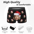 thumbnail image 6 of YAYUBA Custom Photo Boxer Briefs for Men - Personalized Gift with Face for Husband, Boyfriend, Dad - Funny Valentine's Day & Birthday Gift, 6 of 8