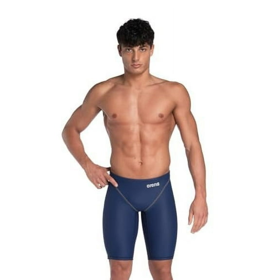 ARENA Men's Standard Racing Jammer Powerskin ST Next Knee Length Tech Swim Suit, Navy