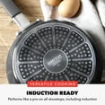 thumbnail image 6 of GreenPan Bobby Flay 12" Nonstick Fry Pan Skillet, Dishwasher Safe, Gray, 6 of 7