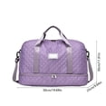 thumbnail image 3 of MTBLYS Bolsa de viaje de gran capacidad con compartimentos separados para artículos secos y mojados | Bolso bandolera para negocios|gimnasio o para mujer | Correa de hombro desmontable, 3 of 6