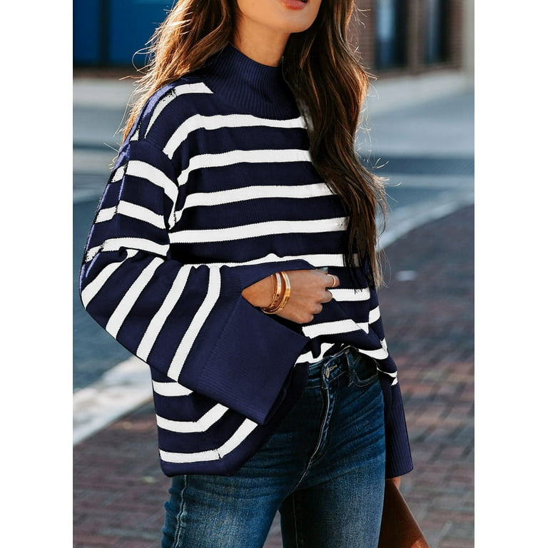 Dokotoo Womens Pullover Sweaters 2023 Fashion Loose Bell Dokotoo Womens Pullover Sweaters 2023 Fashion Loose Bell