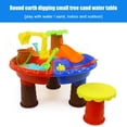 thumbnail image 3 of ZheElen Play Table Sand and Water Summer Toy Sandpit Table Water Table Children Play Table Sand and Water Beach Toys Set 4 Grid, 3 of 9