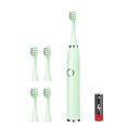 thumbnail image 2 of Cepillo de dientes 28000-37000 Cepillo de dientes eléctrico IPX7 Cepillo de dientes de viaje impermeable, verde, batería, 5 cabezales, 1 batería kenally HA005425-06B, 2 of 6