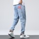 thumbnail image 4 of Pantalones vaqueros elásticos para hombre, jeans elásticos con rayo versátil, pantalones de jogging de mezclilla instalados en calles,, 4 of 5