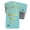 Aqua Blue, variant on Inkdotpot 100 Pack Real Gold Foil Paper Tags Happy Halloween Halloween Favor Hang Tag