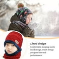 thumbnail image 3 of TureClos Children Boys Winter Knit Cap Beanie Hat Fleece Lined Hat for Toddler Boy Girls Children, 3 of 7