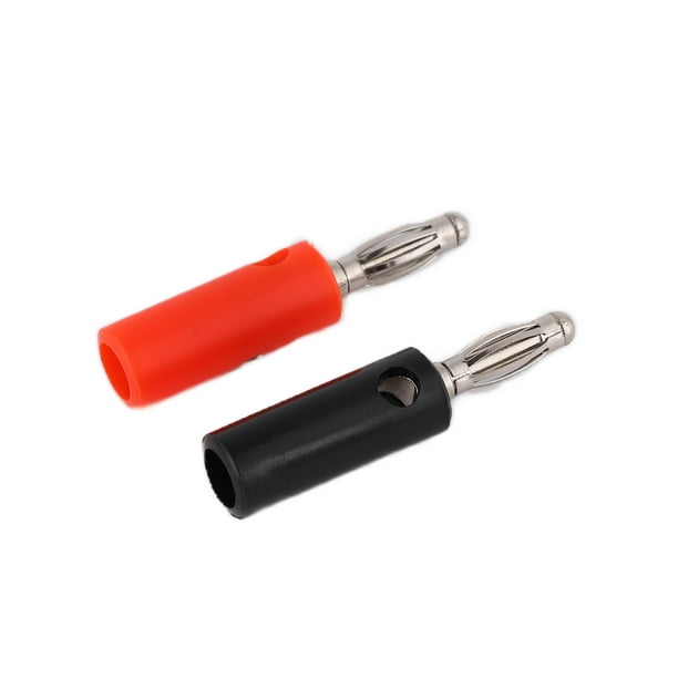 Conector Tipo Banana, U56 10PCS Resistencia A Vibraciones Conector Tipo Banana De 4 Mm Para Hogares Para Laboratorios Para Ingenieros Para Entusiastas Del Bricolaje Para Escuelas
