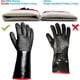 thumbnail image 3 of Extended Arm Protection Barbecue Grilling Gloves, Flame Resistant Non-Slip Heat-Proof Silicone, Cooking Gloves for Baking, Grilling, Welding (14, 3 of 5