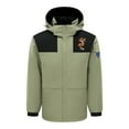 thumbnail image 5 of CKpwisy Heated Jackets Unisex Heated Coat 5 Heating Area USB Charging Heated Jacket Casul Zip Up Heated Coat Army Green M, 5 of 5
