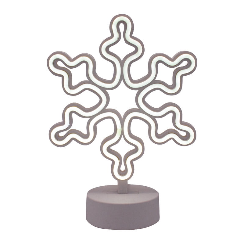 HOLIDAY TIME PL BO LED Snowflake Table Top, BO LED SNOWFLAKE TB