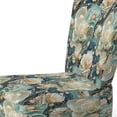 thumbnail image 4 of Designart "Floral Seashell Symphony" Beige Coastal Upholstered Accent Chair - Nautical & Coastal Arm Chair For Living Room, 4 of 5