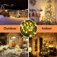 thumbnail image 4 of 200LED Luz solar al aire libre Decoración de cadena Iluminación exterior Decoración navideña Luz blanca cálida, 4 of 5