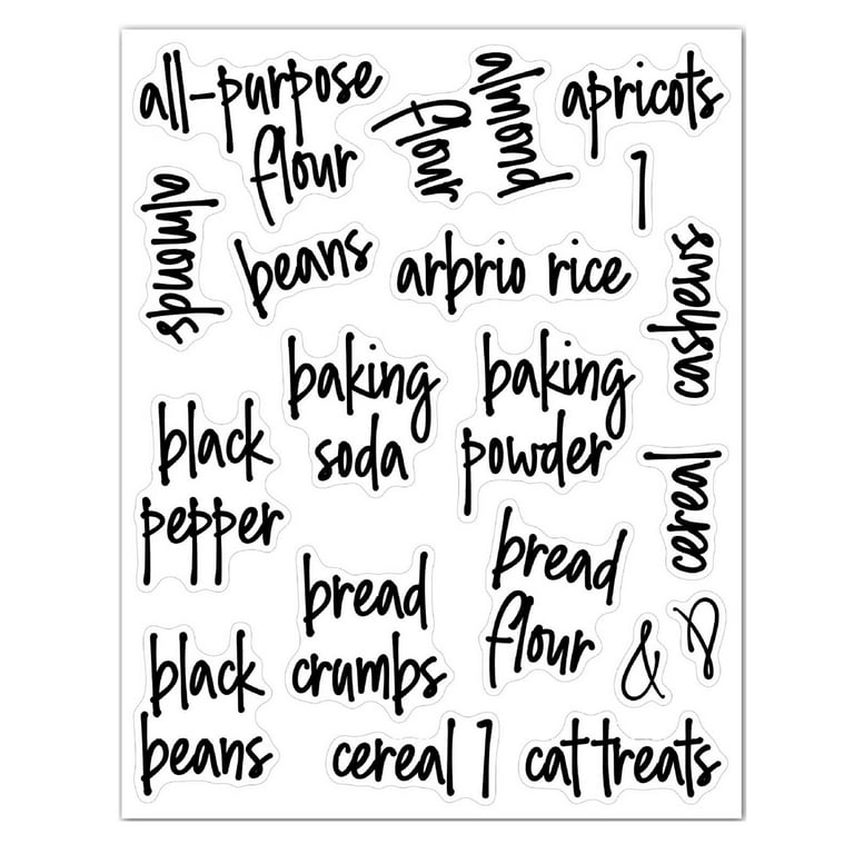 Talented Kitchen 141 Laundry Labels for Jars, Containers - Preprinted White  Script Stickers for Linen Closet, Bathroom, Cleaning Supplies Organization  (Water Resistant)