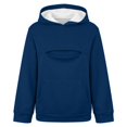 thumbnail image 5 of Afdoent Hoodies for Girls Cat Pouch Hoodie with Pockets Pet Carrier Pullover Animal Holder Long Sleeve Tops Fall Winter 9-10 Years, 5 of 9