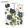 thumbnail image 5 of Yayeee Bath Rug for Bathroom Floor Non Slip Rectangle Fluffy Soft Absorbent Mat, 16"x24", Navy Flower, 5 of 7
