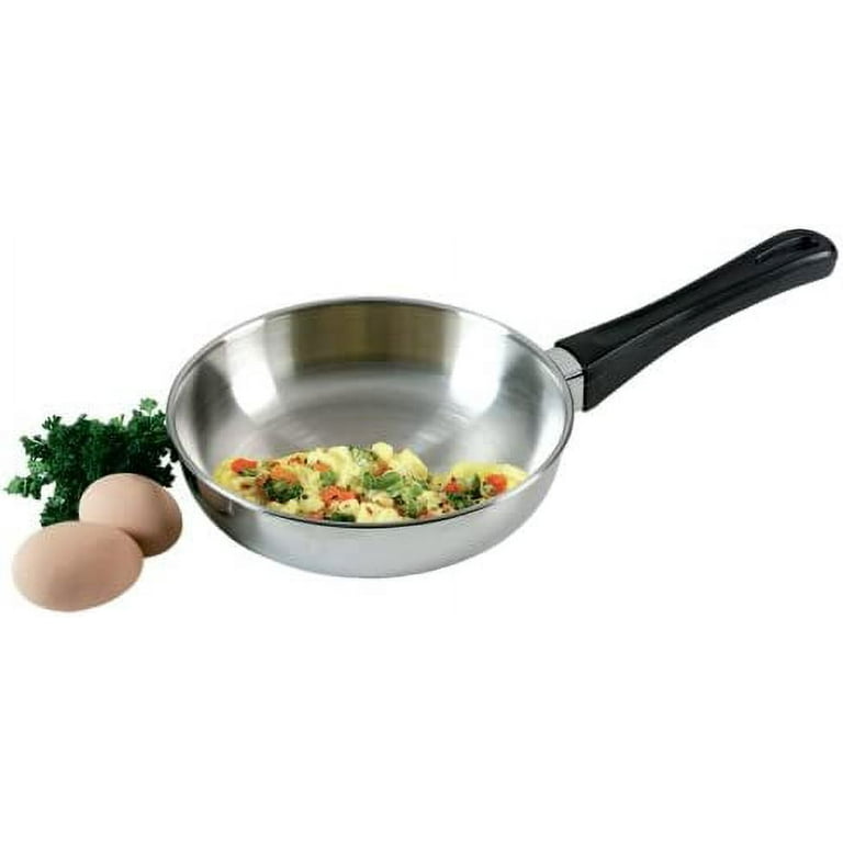 9-inch Fry Pan Induction Stainless Steel Made in the USA – Health