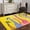 Yellow, variant on Area Rug for Living Room, Colorful Giraffe Non-Slip Indoor Large Carpet for Bedroom/Dining Room, Watercolor Cute Cartoon Yellow Washable Low-Profile Rectangle Floor Mat Runner Rugs - 2.7 x 5 Ft