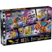 LEGO Pokémon SMART Play: Charizard vs. Jolteon Ultimate Battle - All-in-One Set with 2 SMART Bricks, 4 Tags, 2 Figures & Charger - Interactive Toy - Gift for Boys and Girls, Ages 8+ 72167