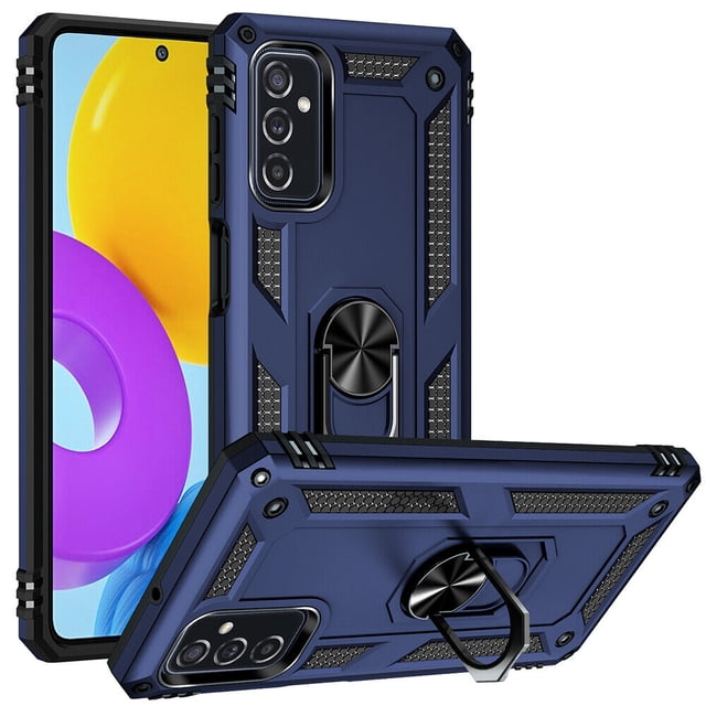 Funda de teléfono para Samsung M52 5G de Uso Rudo Shockproof + Cristal 9D