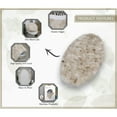 thumbnail image 3 of Home Weavers Elegance Bathroom Rugs Sets 4 Piece- Plush Bath Mat Set Quick-Dry Soft Microfiber Bathroom Mat with Rubber Backing, Absorbent Bathroom Rug Set, Washable Bath Rugs, Bath Mats, Ivory, 3 of 9