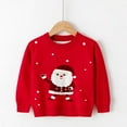 thumbnail image 3 of Baby Toddler Boys Christmas Sweater Girls Knit Sweatershirt Kids Casual Cotton Pullover Sweater Tops 5-6T, 3 of 11