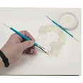 thumbnail image 2 of Jerry's Artarama Masking Fluid for Watercolor Painting Kit with 40ml Bottle, 10 Synthetic Brush Set, 2 Rubber Cement Pick Ups; Precise Detail, Easy to Remove, 2 of 5