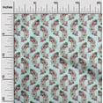 thumbnail image 1 of oneOone Georgette Viscose Tissu Feuilles & Tissu Imprimé Floral par la Cour 42 Pouces de Large, 1 of 4