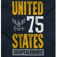 thumbnail image 2 of United State Navy Logo Semper Fortis Unisex Plus Size Sweatshirt Brisco Brands 2X, 2 of 5