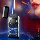 thumbnail image 5 of Windproof Refillable Lighter | Intelligent Sound-Controlled Ignition | One-Button Double Fire Conversion | Transparent Mechanism | Direct Open Fire | Outdoor Camping BBQ | 1 Piece, 5 of 9