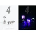 thumbnail image 1 of Earrings Beautiful Led Earrings Square Luminous Earrings Jewelry For Party Earrings For Women----Purple--Product code 62112 Purple, 1 of 2