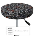 thumbnail image 4 of Kdxio Cool Off-Road Vehicle Print Stool Covers Round,Stretch Round Bar Stool Covers Washable Bar Stool Cushion Slipcover for 12-15 Inch Chair, 4 of 7