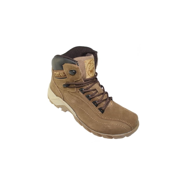 BOTAS INDUSTRIALES CASUALES LEON HOMBRE CABALLERO CAFE OCRE GAMUZA 6187 LEON 6187