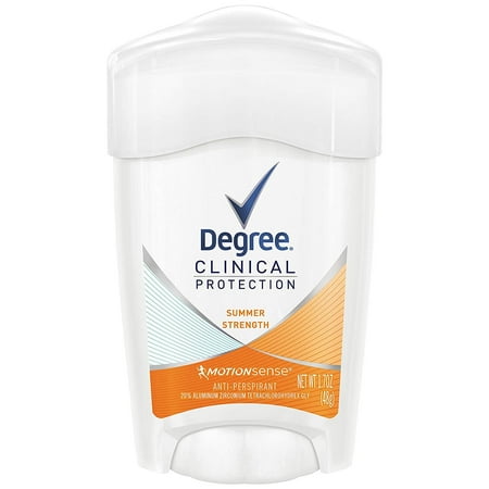 Degree Women Antiperspirant Deodorant, Clinical Protection Summer Strength, 1.7 oz