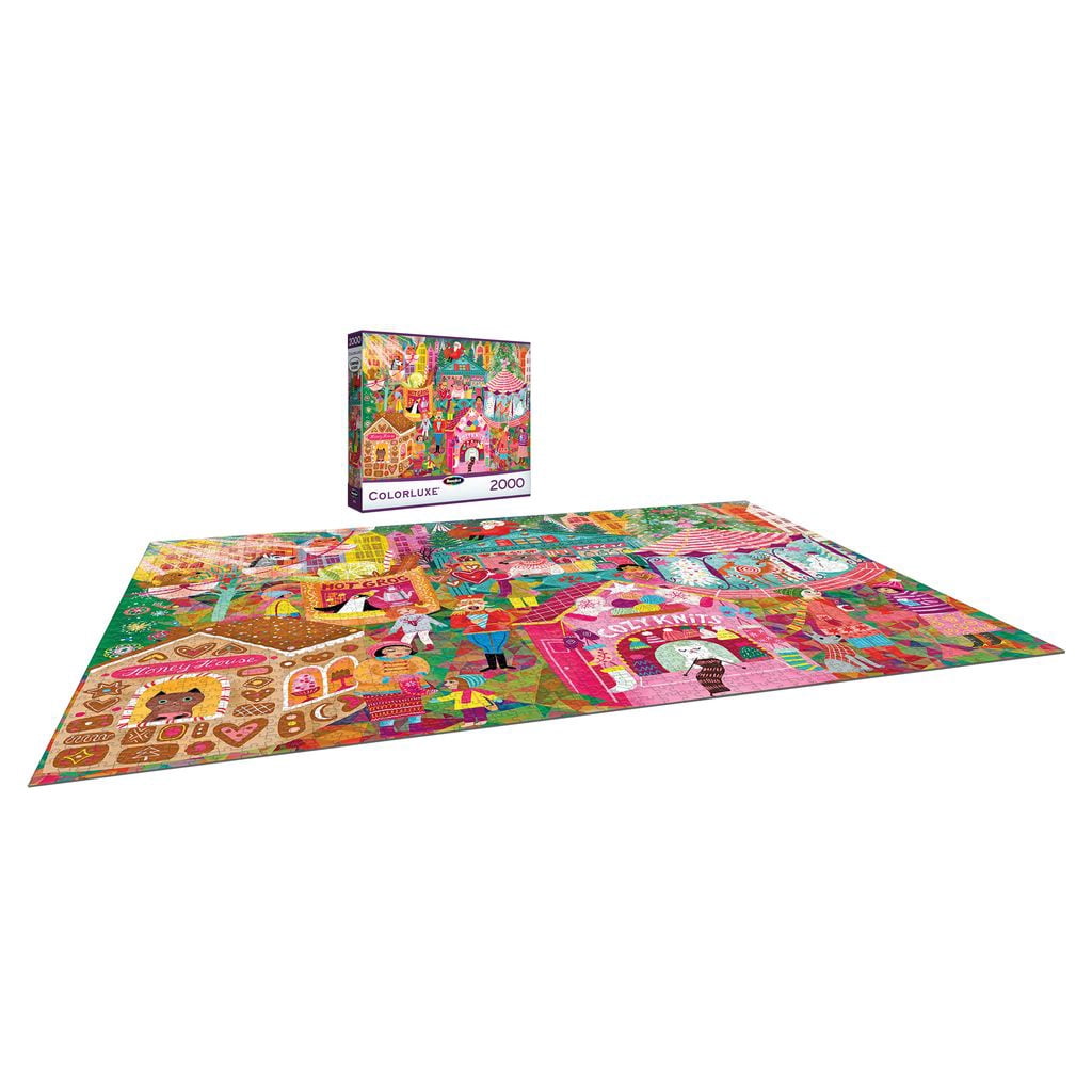 Colorluxe 2000pc Cozy Christmas Market