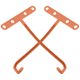 thumbnail image 3 of Clothes Hangers Portable Travel Friendly Quick Drying Non Drilling Installation Orange 33 00X20 00X9 00Cm 2Pcs, 3 of 4