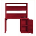 thumbnail image 2 of Desks Industrial Writing Desk with Hutch | 60"H x 47"W x 24"D | Red Iron, 2 of 5