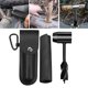 thumbnail image 1 of Taladro de madera Llave de broca Herramienta de de supervivencia con bolsa de almacenamiento Herramienta múltiple Punzón manual Clavija de Bolso de cuero PU negro Baoblaze Llave de barrena, 1 of 8