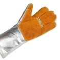 thumbnail image 2 of Guantes resistentes a altas temperaturas, 1000 grados, ignífugos, antiescaldado, aislamiento térmico, fusión de aluminio, 2 of 4