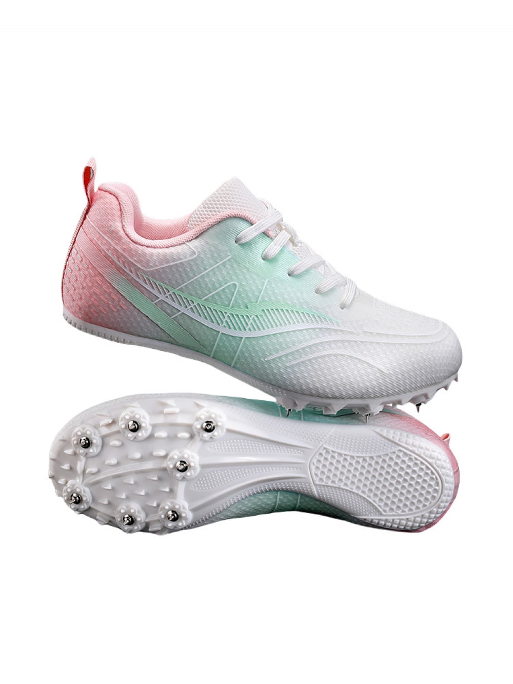 ChiVerve Track and Field Shoes for Men Women 7 Spikes Boys and Girls Kids Running Racing Shoes